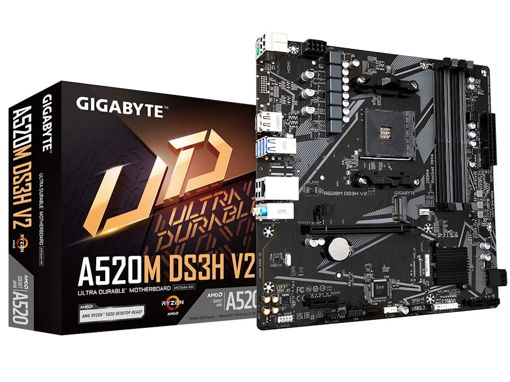 Gigabyte Maticna ploca GIGABYTE A520M DS3H V2 1.0/AM4 Slika 1